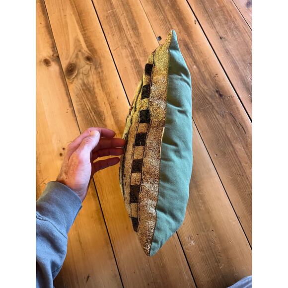 Pat Yuille Oh Christmas Tree Pillow Tapestry 15” Square Vintage Christmas - Picture 6 of 7